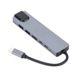 eSTUFF ES623012 laptop dock/port replicator USB 3.2 Gen 1 (3.1 Gen 1) Type-C Grey