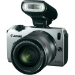 Canon EOS M + EF-M 18-55mm + 90EX MILC 18 MP CMOS 5184 x 3456 Pixeles Negro, Plata