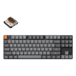 Keychron K1 Max keyboard Universal USB + RF Wireless + Bluetooth QWERTY UK English Black
