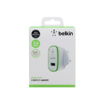 Belkin F8J040UKWHT mobile device charger Auto White