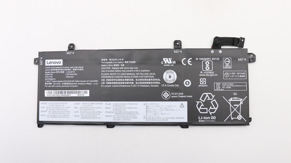 Image of Lenovo Internal,3c,50Wh,LiIon,SMP - Approx 1-3 working day lead.