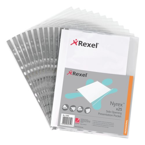 Rexel Nyrex Reinforced Pockets (25)