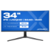 JAPANNEXT JN-IPS340UWQHD60C-C65W-HS-W computer monitor 86.4 cm (34") 3440 x 1440 pixels UltraWide Quad HD LCD Black