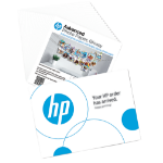 HP Advanced Photo Paper, Glossy, 65 lb, 5 x 5 in. (127 x 127 mm), 20 sheets