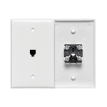 Leviton 40539-PMW wall plate/switch cover White