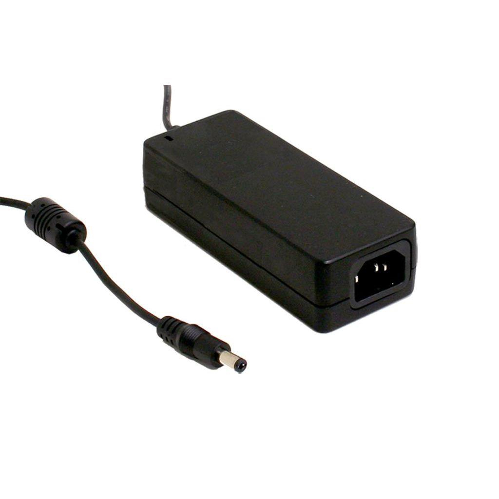 Image of MEAN WELL GST60A07-P1J power adapter/inverter Indoor 60 W Black