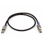 QNAP CAB-SAS05M-8088 Serial Attached SCSI (SAS) cable 19.7" (0.5 m) Black