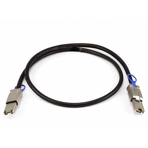 Photos - Cable (video, audio, USB) QNAP CAB-SAS05M-8088 Serial Attached SCSI  cable 0.5 m Black (SAS)