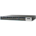 Cisco Catalyst C3560X-48P-S, Refurbished Managed L2/L3 Gigabit Ethernet (10/100/1000) Power over Ethernet (PoE) 1U Black, Blue