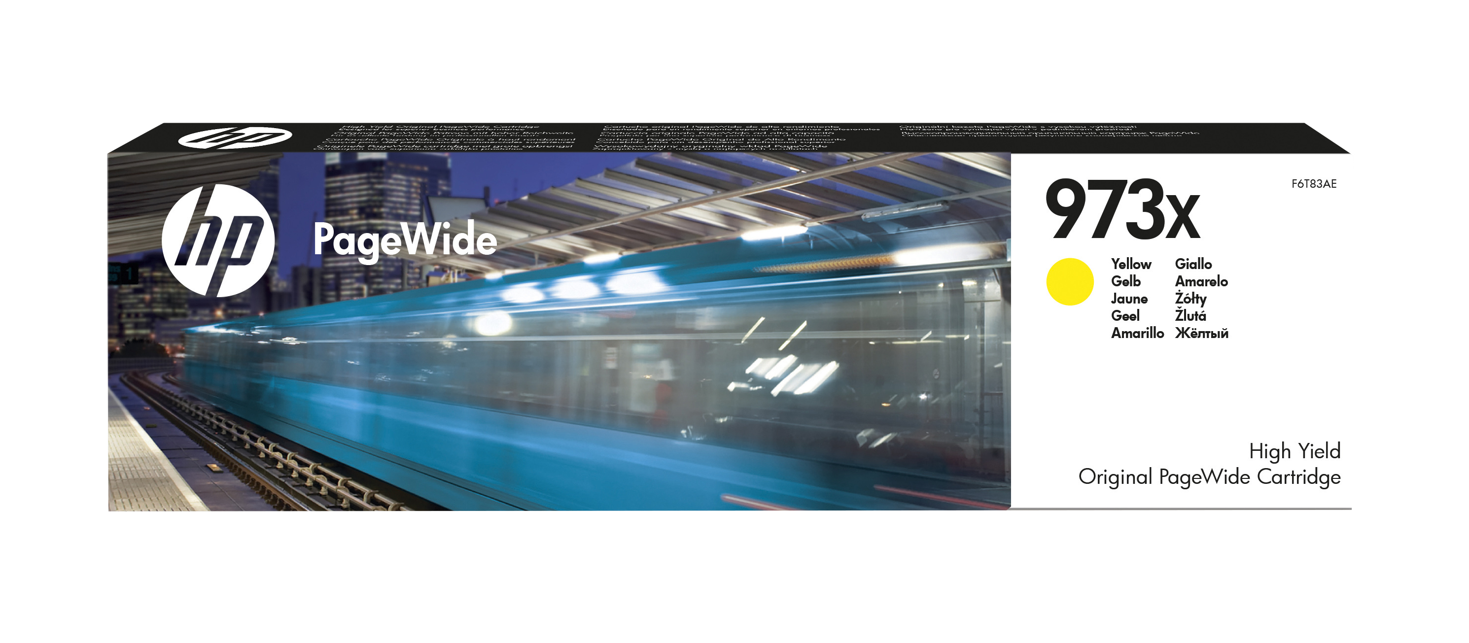 Image of HP F6T83AE/973X Ink cartridge yellow, 7K pages ISO/IEC 24711 86ml...