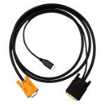 4Cabling 1.8M KVM VGA-DVI Convert Digital Signal Cable for VGA KVM's