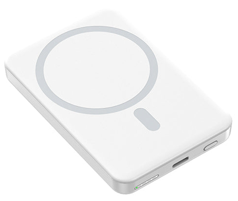 XtremeMac XWH-PMS2-13 power bank 5000 mAh Wireless charging White