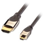 Lindy CROMO, HDMI - Micro HDMI, 2m HDMI cable HDMI Type A (Standard) HDMI Type D (Micro) Black, Silver