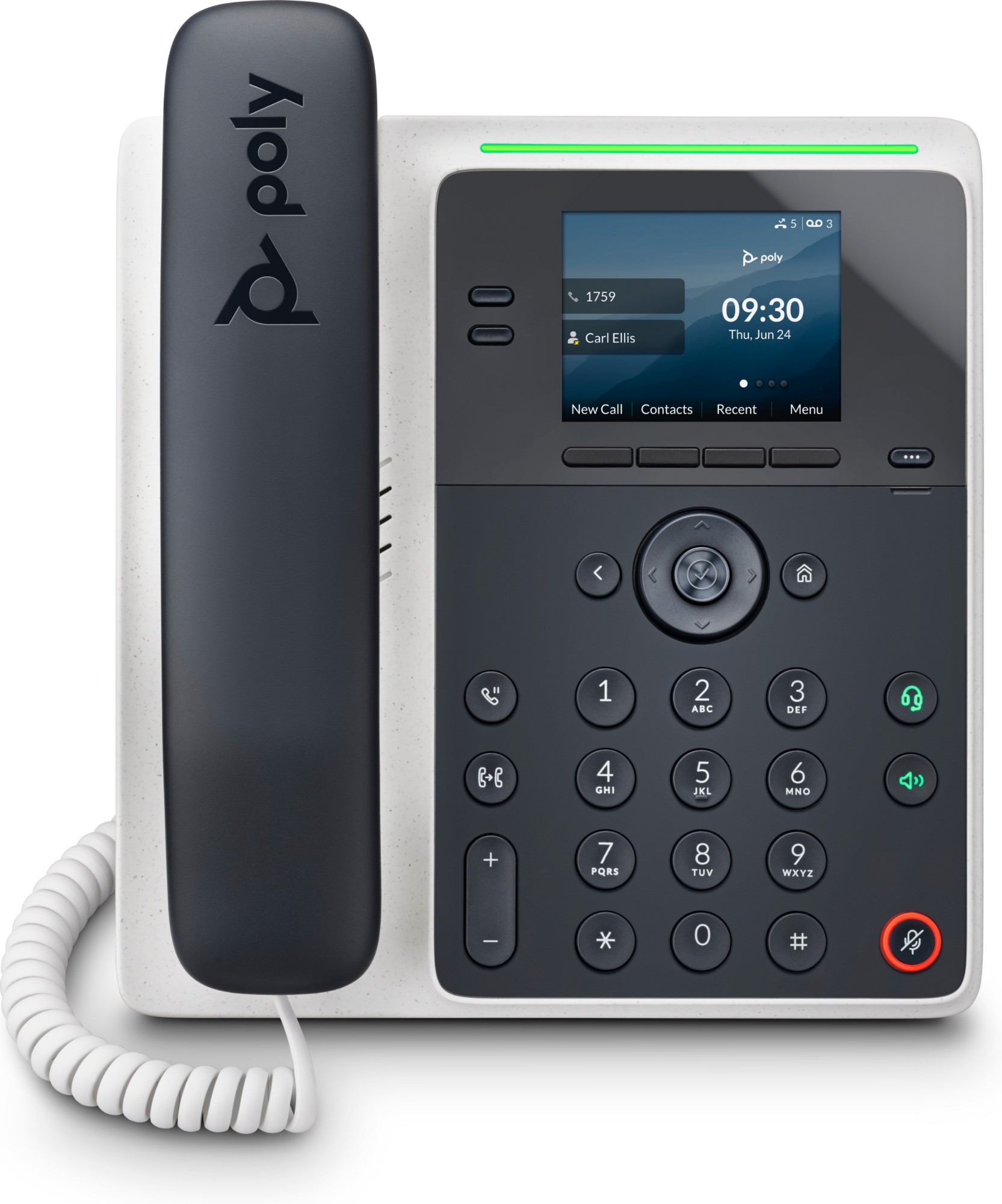 Edge E100 IP Phone and PoE-enabled
