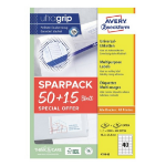 Avery 4780-65 self-adhesive label Rectangle Permanent White 2600 pc(s)