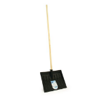 CPD Plastic Snow Shovel With Wood Handle And Black Plastic Shovel 0108057 DD