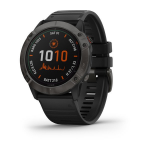 Garmin fēnix 6X Pro Solar 3.56 cm (1.4") 280 x 280 pixels Grey Wi-Fi GPS (satellite)