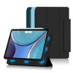 JLC iPad Mini 6 Smart Stand Cover with Pencil Holder V2 - Black