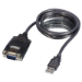 Lindy 42686 serial cable Black 1.1 m USB RS-232