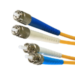 Cablenet 5m OS2 9/125 FC-ST Duplex Yellow LSOH Fibre Patch Lead