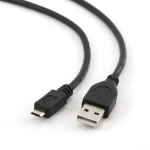 Gembird CCP-MUSB2-AMBM-1M USB cable USB 2.0 Micro-USB B USB A Black