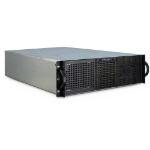 Inter-Tech 3U-30255 Rack Black, Stainless steel