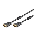 Goobay 93952 DVI cable 20 m DVI-D Black