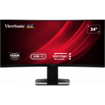Viewsonic Display VG3419C computer monitor 86.4 cm (34") 3440 x 1440 pixels UltraWide Quad HD LED Black