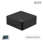 MSI Cubi Z AI 8M AMD Ryzen 7 8845HS Barebone, NUC, USFF, Mini Computer, HTPC (NO RAM, NO Storage, NO OS), AMD Radeon Graphics/DDR5/Dual ThunderBolt 4/Dual HDMI/Dual LAN/WiFi 6E/BT 5.3/VESA