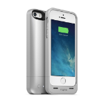 mophie Juice Pack Helium mobile phone case Cover Silver