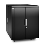 APC NetShelter CX 18U Geluiddempende 'Server Room in a Box', Shock Packaging, Zwart