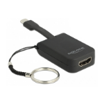 DeLOCK 63942 video cable adapter 0.03 m USB Type-C HDMI Black