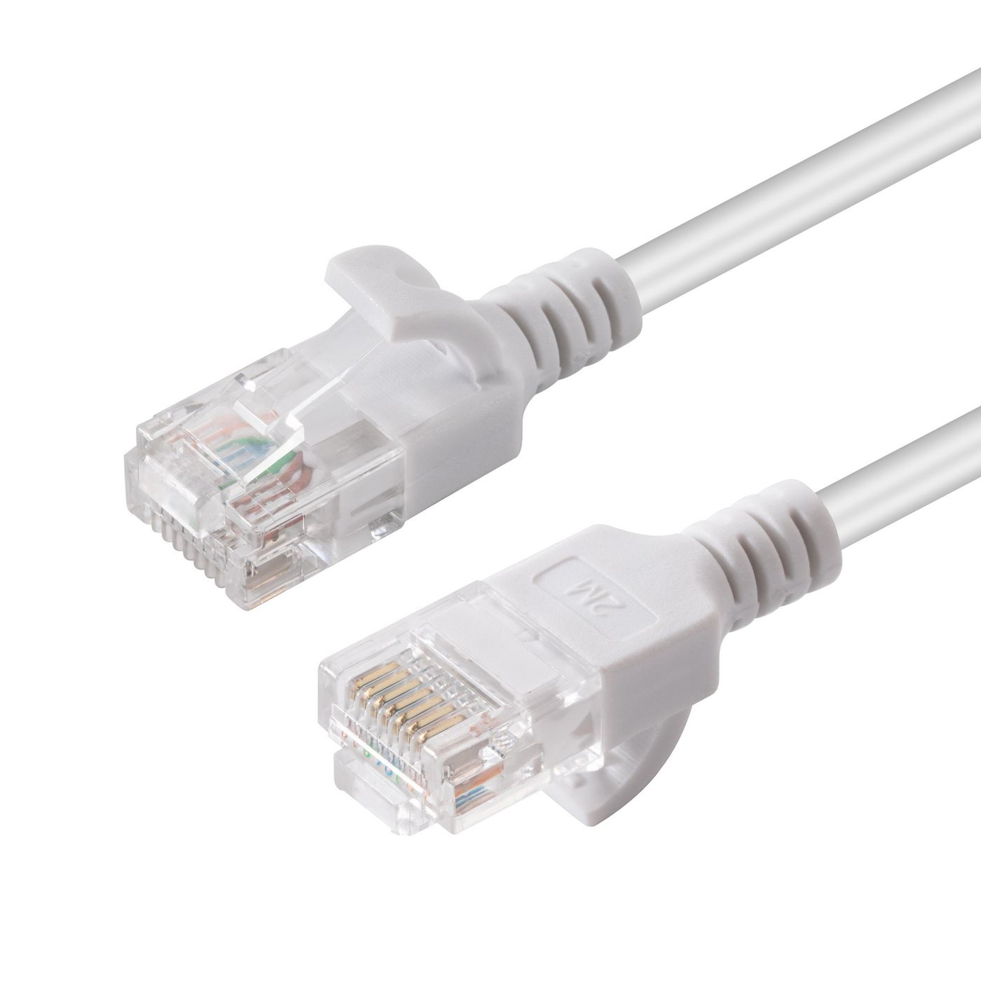 Photos - Cable (video, audio, USB) Microconnect V-UTP603W-SLIM networking cable White 3 m Cat6 U/UTP (UTP 