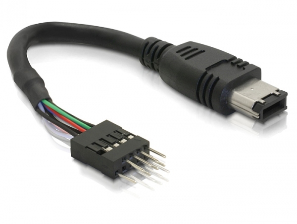 Image of DeLOCK FireWire Cable 0.016 m Black