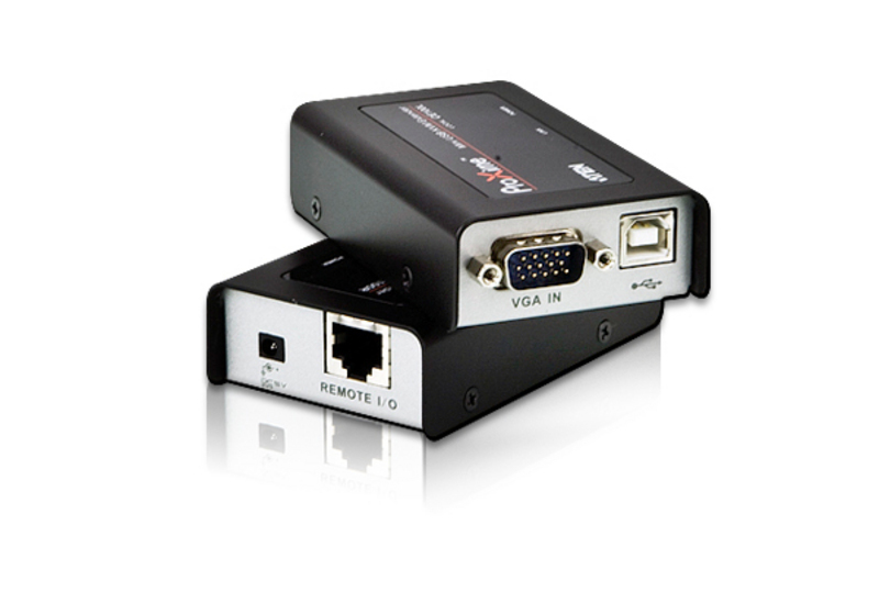 Image of ATEN CE100-AT-E KVM extender Transmitter & receiver