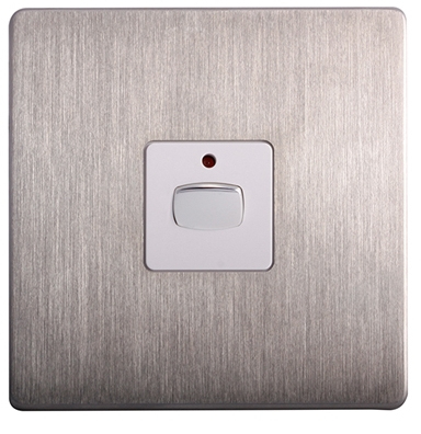 Image of EnerGenie MIHO026 light switch Stainless steel, White