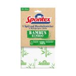 Spontex 19900210 cleaning cloth Bamboo fiber Green, White 5 pc(s)