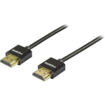 Deltaco HDMI-1091 HDMI cable 1 m HDMI Type A (Standard) Black