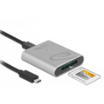 DeLOCK 91751 geheugenkaartlezer USB 3.2 Gen 1 (3.1 Gen 1) Type-C Zilver