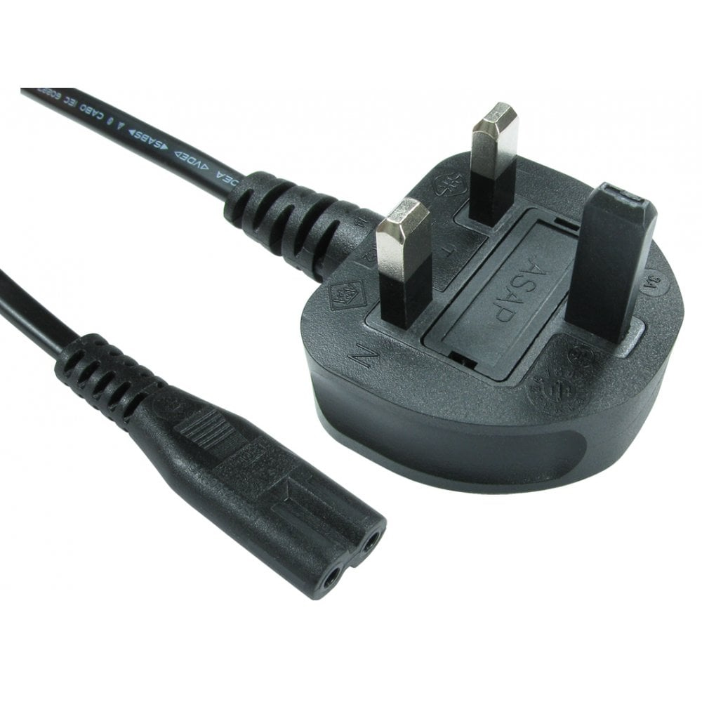 Image of Cables Direct RB-298WH power cable Black 2 m C7 coupler