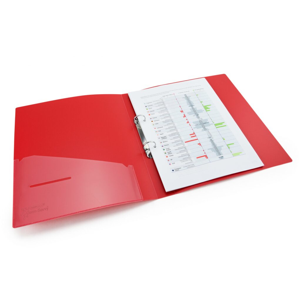 Rapesco 1658 ring binder A4 Multicolour