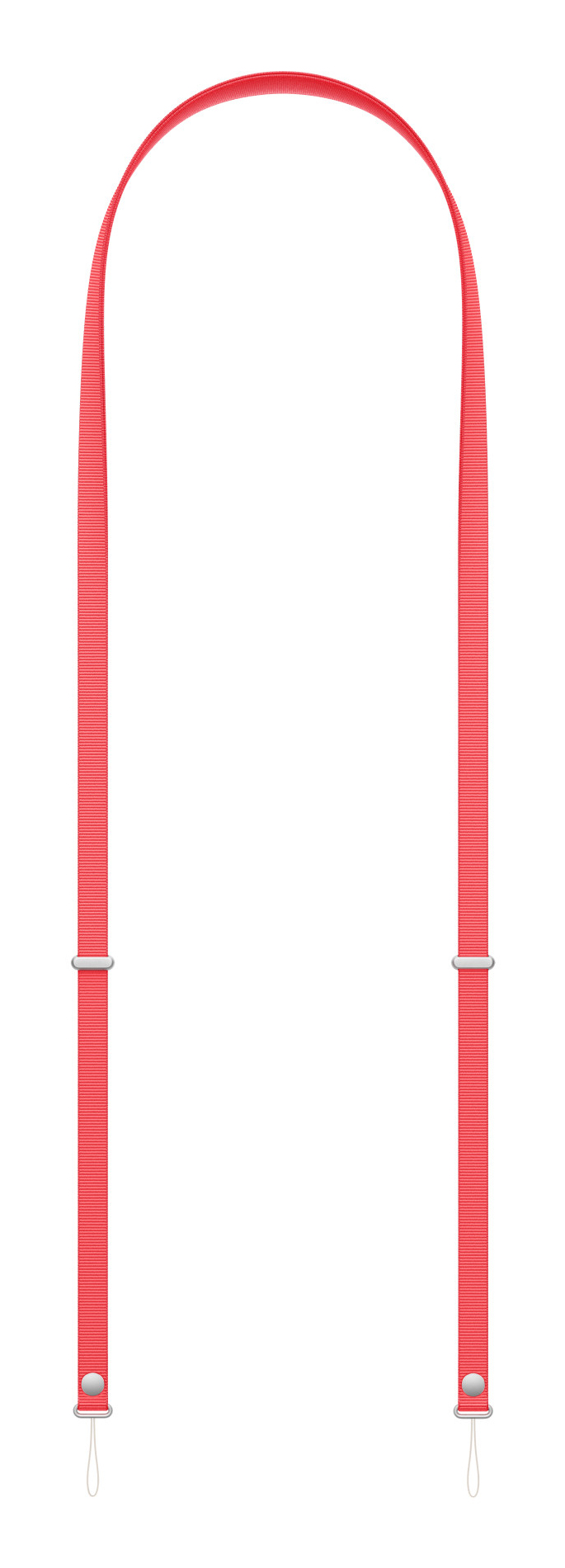 Apple Crossbody Strap - Bright Guava