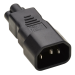 Tripp Lite P014-000 power plug adapter C14 C6 Black