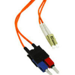 C2G 3m LC/SC Duplex 50/125, Orange fibre optic cable
