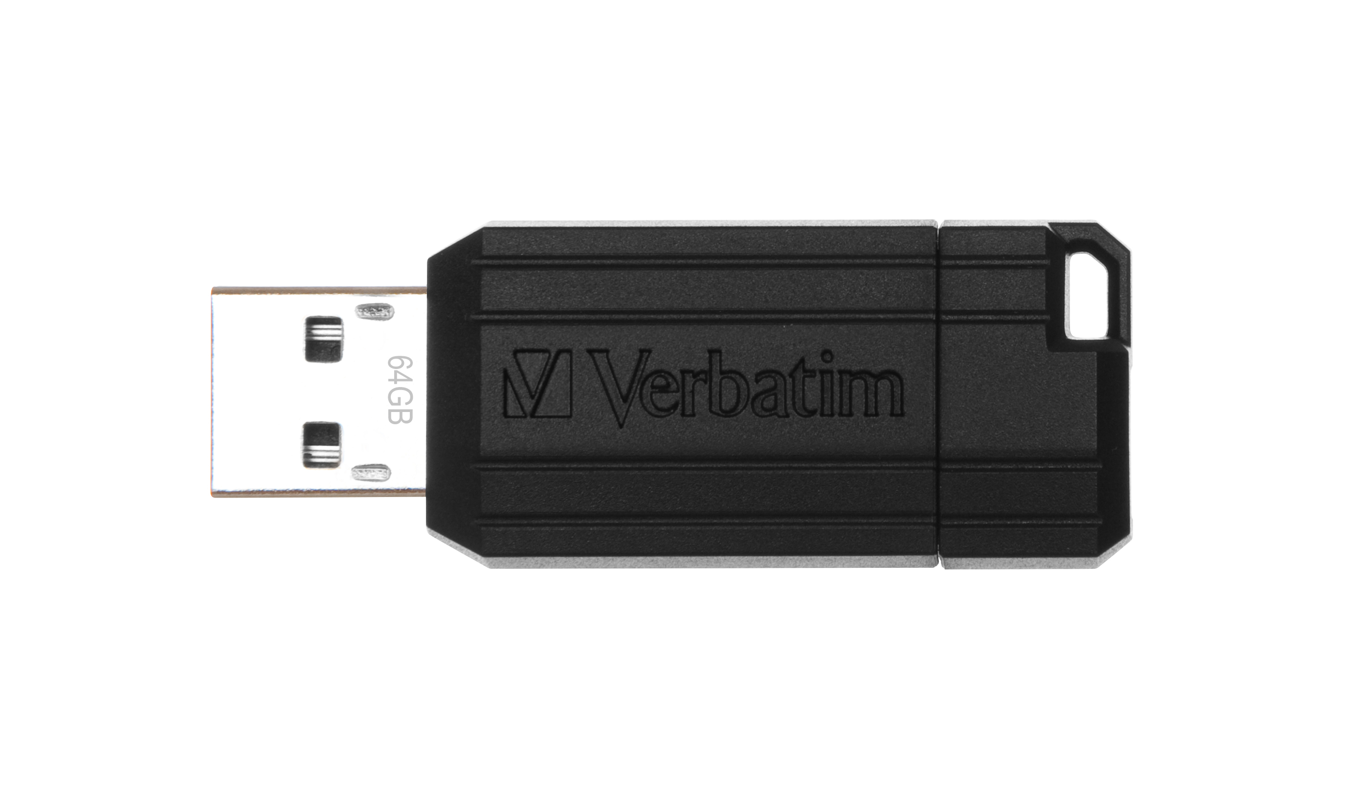 Image of Verbatim PinStripe - USB Drive 64 GB - Black