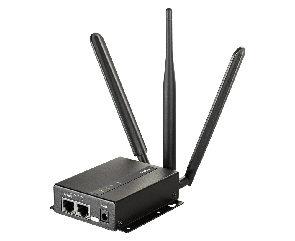 D-Link DWM-313 wireless router Gigabit Ethernet 4G Black