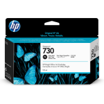 HP P2V67A (730) Ink cartridge bright black, 130ml