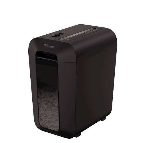 Image of Fellowes LX65 paper shredder Cross shredding 4 cm Black