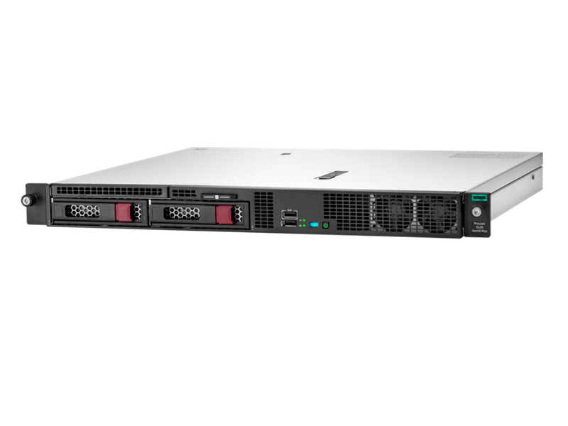Hewlett Packard Enterprise ProLiant DL20 Gen10 Plus servrar Rack (1U) Intel Xeon E 2,8 GHz 8 GB DDR4-SDRAM 290 W