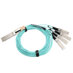 eNet Components MFA7A50-C003-ENC InfiniBand/fibre optic cable 118.1" (3 m) QSFP28 4x SFP28 AOC Aqua color